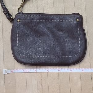 Nine & Co brown wristlet